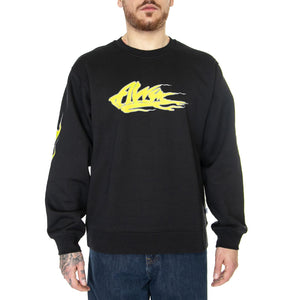 Alva Skates Crew Black - Felpa Girocollo Uomo Nera VN00061GBLK1  VANS 