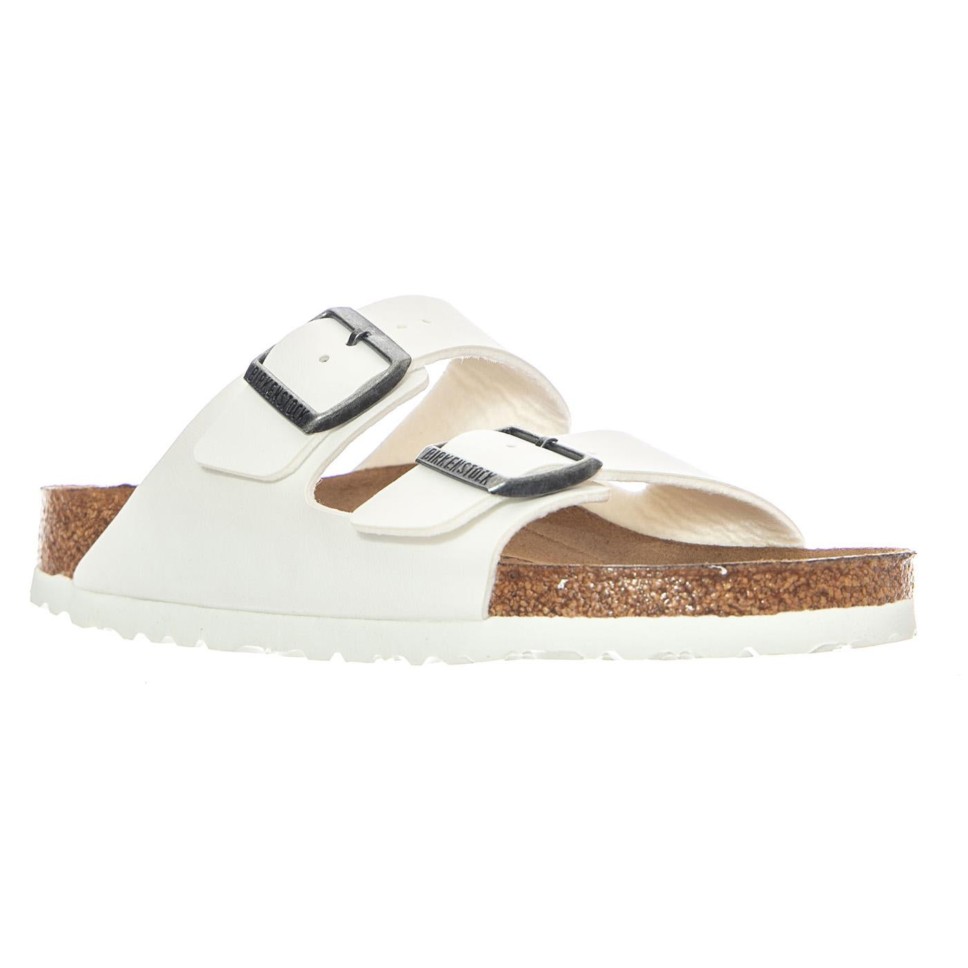 Arizona Birko Flor Narrow Fit - Sandali Uomo / Donna Bianchi 552683 WHT BIRKENSTOCK 
