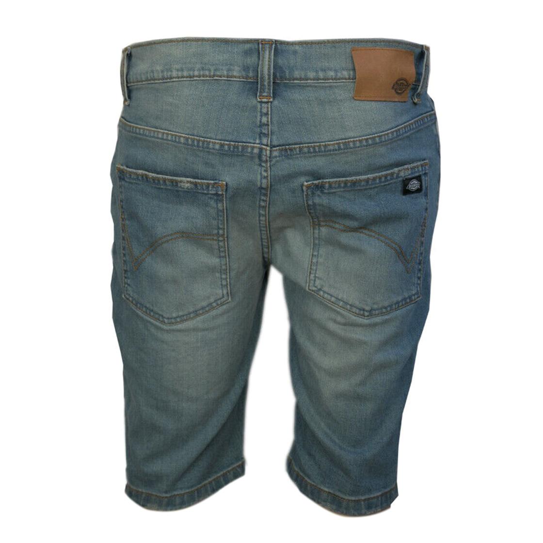 Rhode Island - Bermuda Denim Jeans Uomo Blu 01 240016-LB . DICKIES 