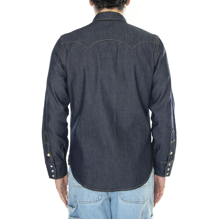 101 50S Western Shirt Dry-L93CJS41 - Camicia Denim Jeans Uomo Blu 112331400  LEE 