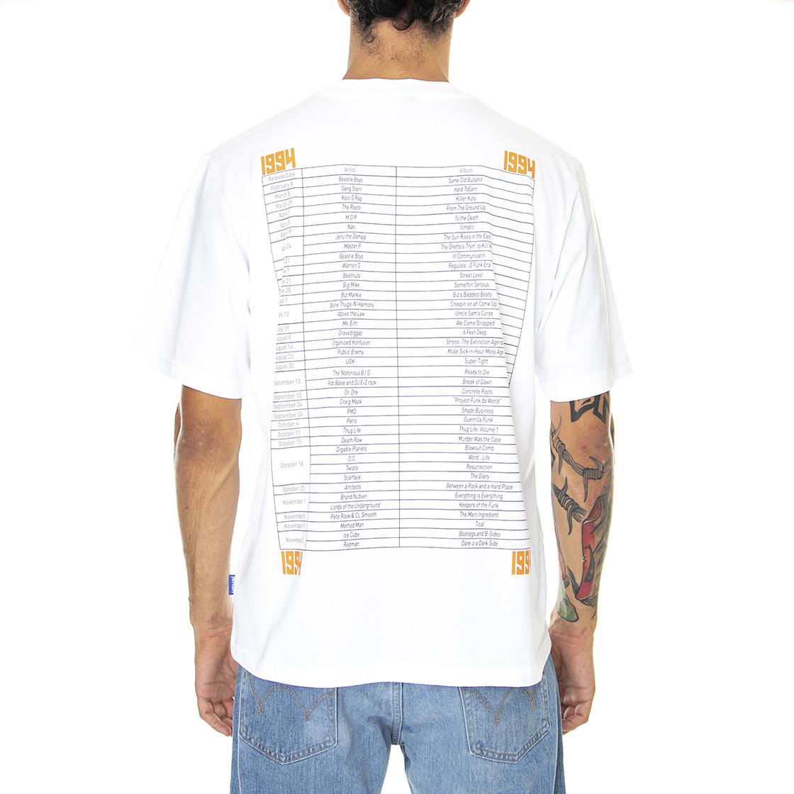 1994 White - Maglietta Girocollo Uomo Bianca S22T1994WHT  USUAL 