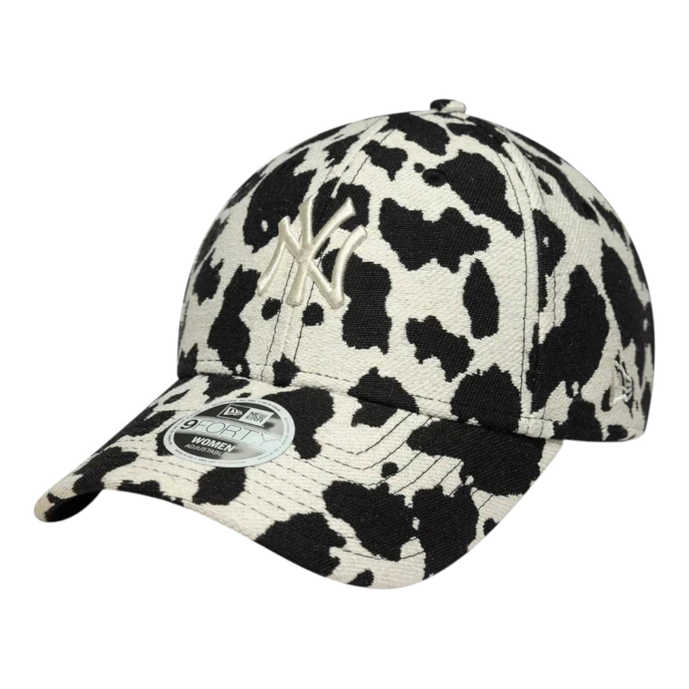 Female Cow Midi 9FORTY® New York Yankees - Cappellino Bianco / Nero 60771872 BLKWHI NEW ERA 