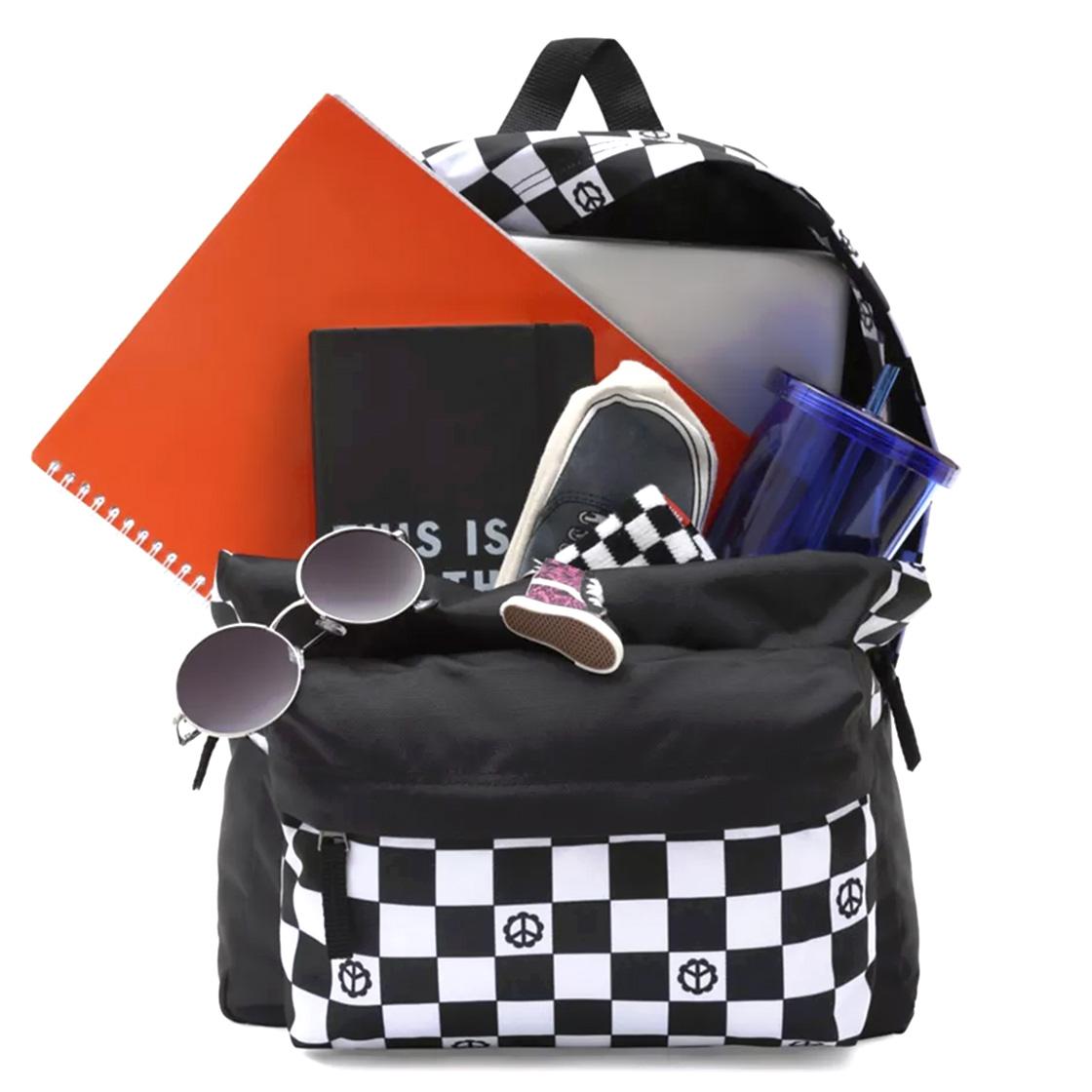 Wm Realm Peac Black - Zaino Nero VN0A3UI6BKA1  VANS 