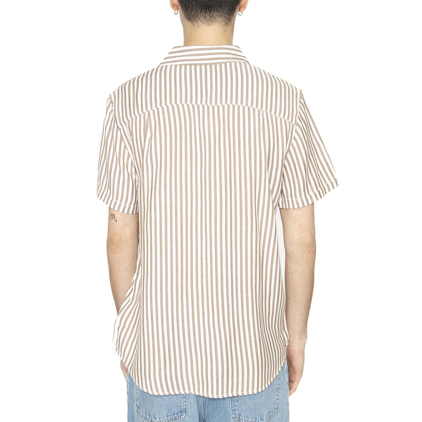 Charter HB Stripes S/S Woven - Camicia Maniche Corte Uomo Multicolore 01412-OFWBS . BRIXTON 