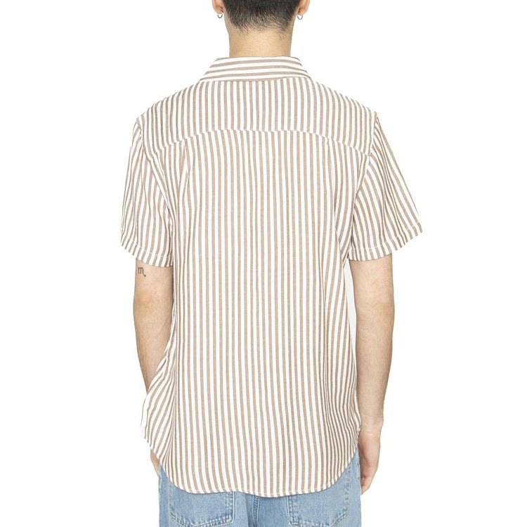 Charter HB Stripes S/S Woven - Camicia Maniche Corte Uomo Multicolore 01412-OFWBS . BRIXTON 