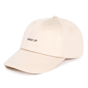 Ivory Wake Up Chris Cap - Cappellino con Visiera Beige XHT00045-IVORY  THINKING 