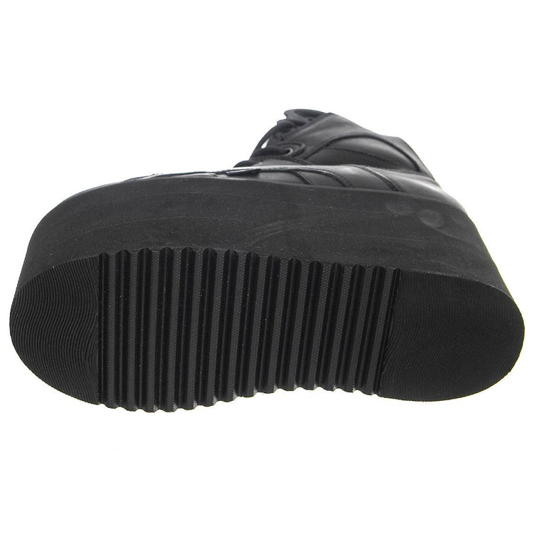 Buffalo Black Texas Oil - Scarpe Stringate Profilo Alto Donna Nere 220783_13  BUFFALO 