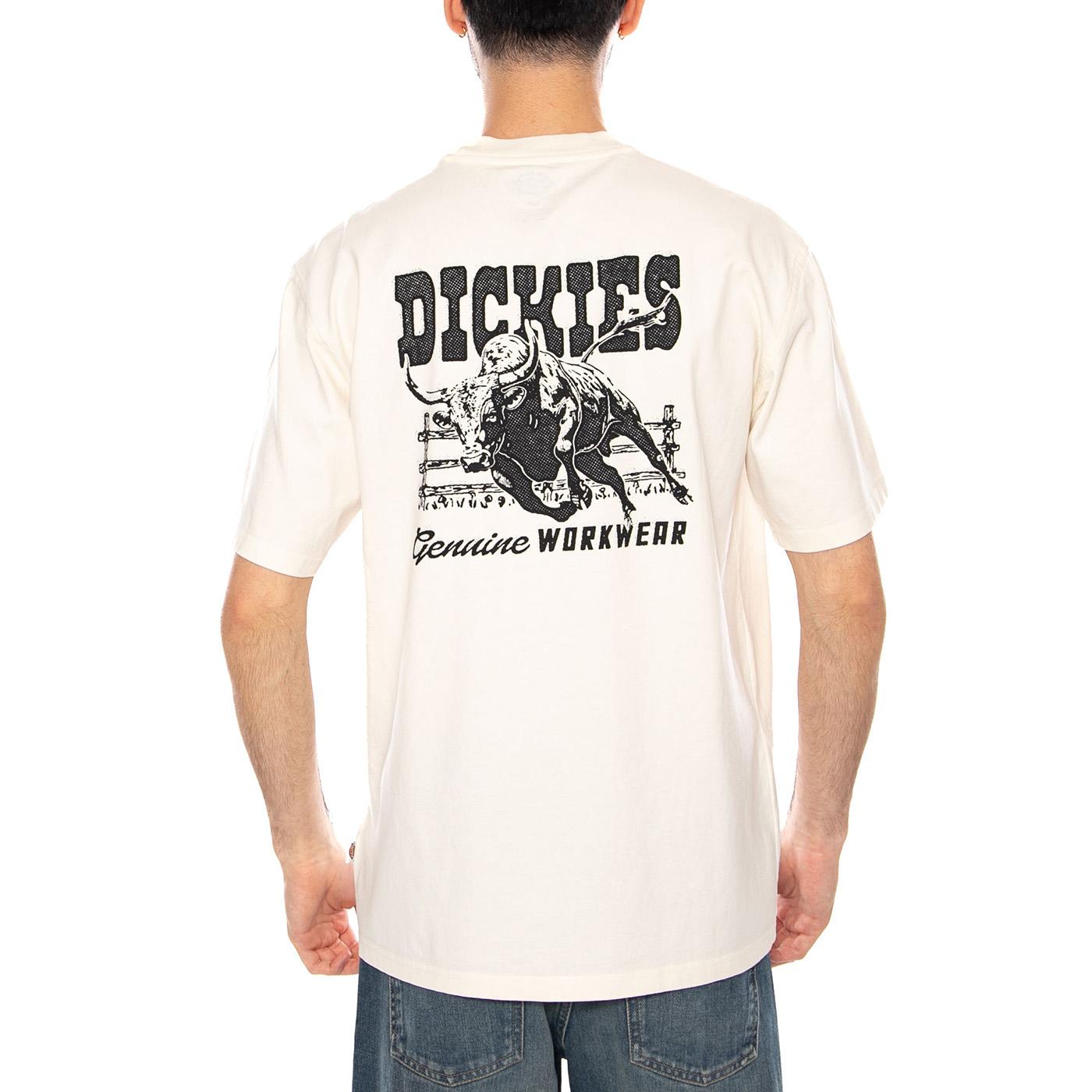BUTCHELL SS TEE EGYPT - Maglietta Girocollo Uomo Bianca DK0A883B C481 DICKIES 