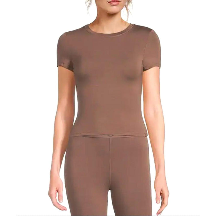 MIRIAM BABY TEE ALLSPICE BROWN - Maglietta Girocollo Donna Marrone UGC1136933-ALS . UGG 
