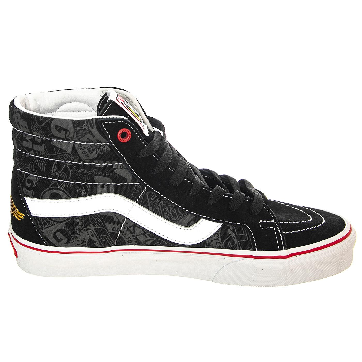 UA SK8-Hi Reissue Our Legends GT / Dyno Black/ Red - Scarpe Stringate Profilo Alto Uomo Nere / Multicolore VN0A4U3DY091  VANS 