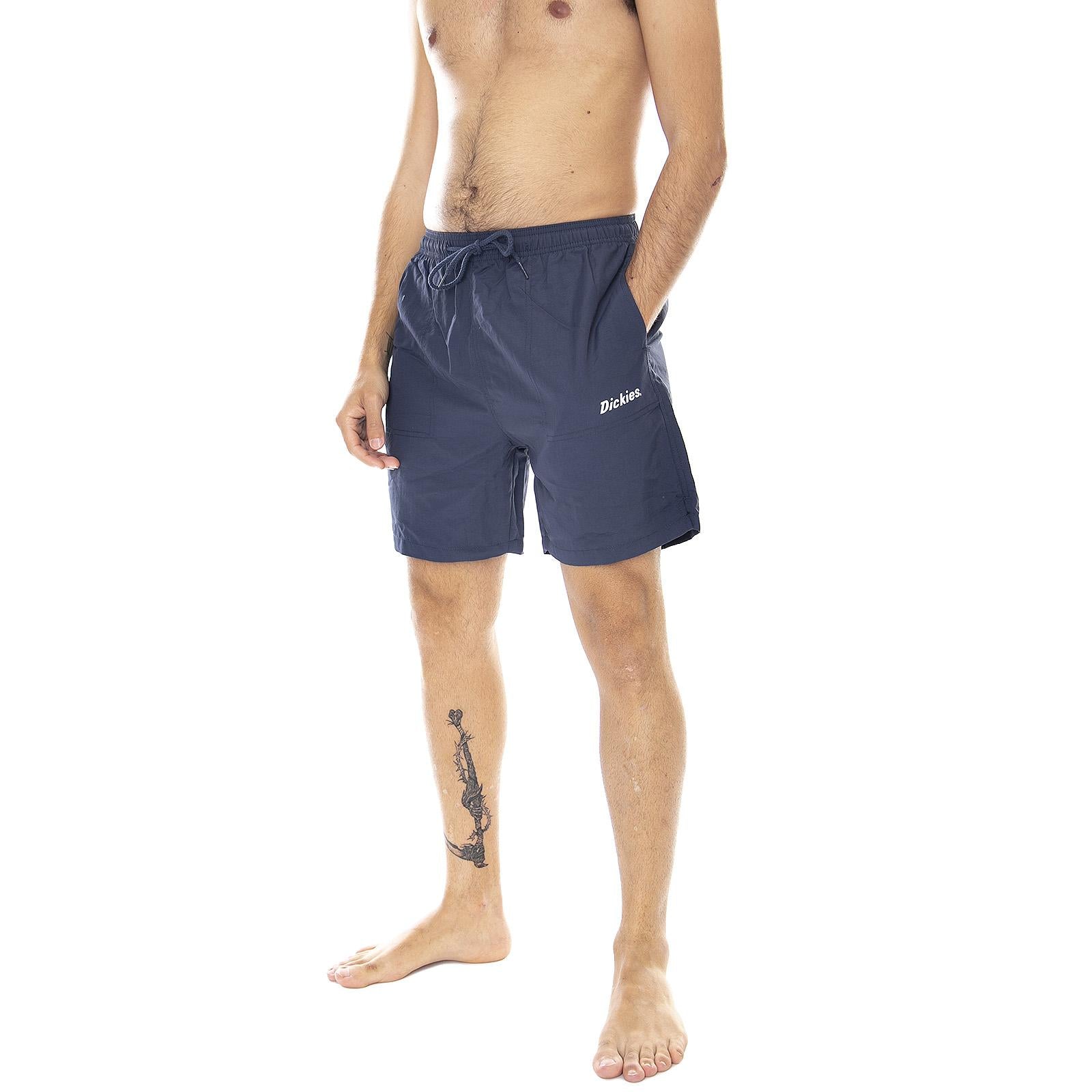Mens Rifton Swim Trunks Blue - Costume da Bagno Uomo Blu 01 220146-NV . DICKIES 