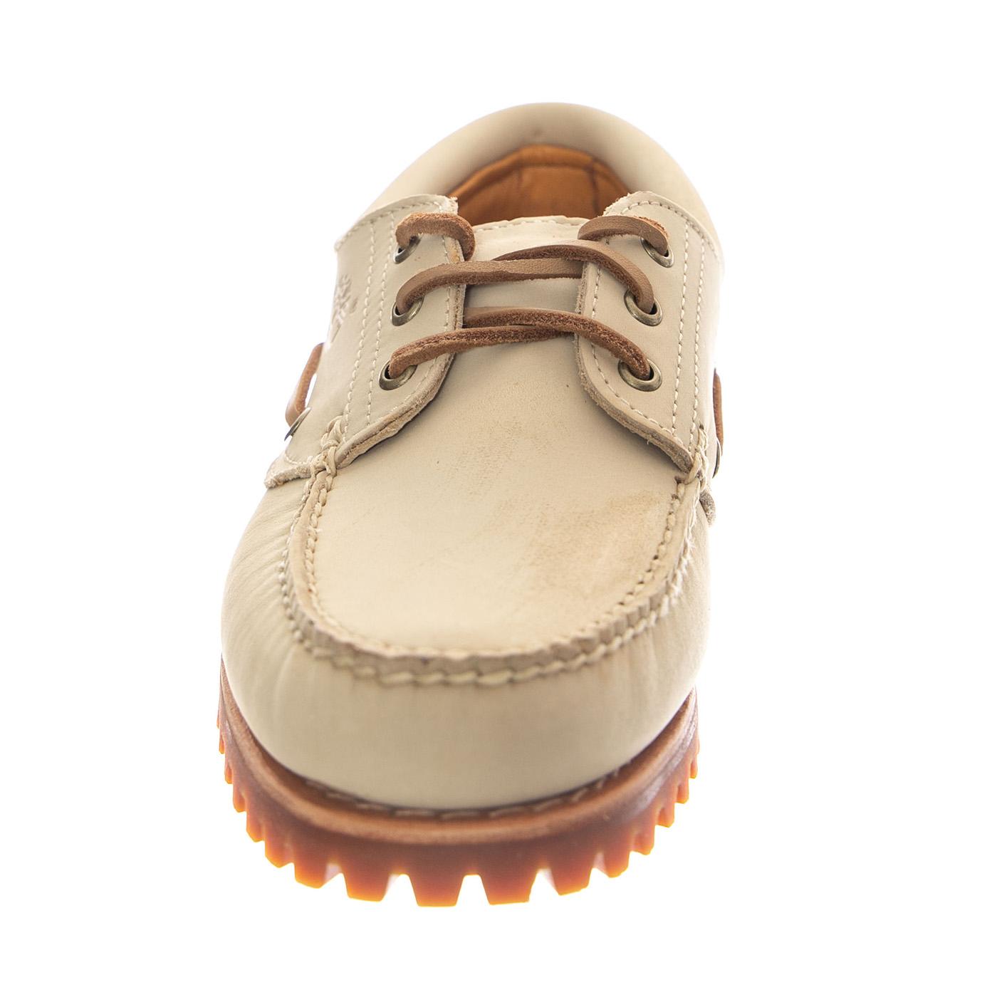 Auth Boat Shoe Light Beige Nubuk - Mocassini Uomo Beige TB0A2PD QEN71 TIMBERLAND 
