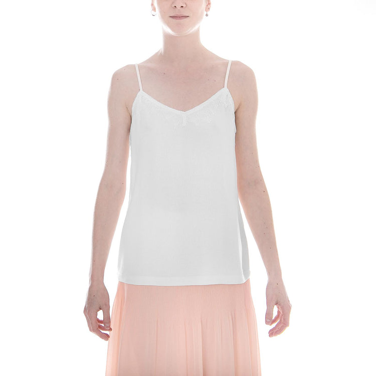 Binie Tank Top - Broken White - Canotta Donna Bianca 162050097-004  MINIMUM 