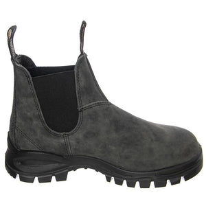 2238 Rustic Black Leather Rustic Black & Black - Stivaletti Profilo alla Caviglia Uomo Grigi 2238 RUSTIC BLACK LEATHER-FW22  BLUNDSTONE 