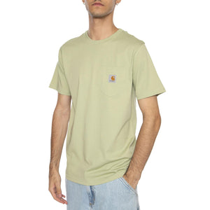 S/S Pocket T-Shirt Wall - Maglietta Girocollo Uomo Beige I030434.UVXX  CARHARTT WIP 