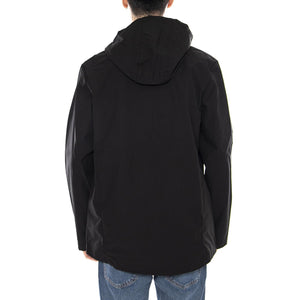Rhodes Hooded Jacket - Giacca Uomo con Cappuccio Nera F4RFF031 10 FARAH 