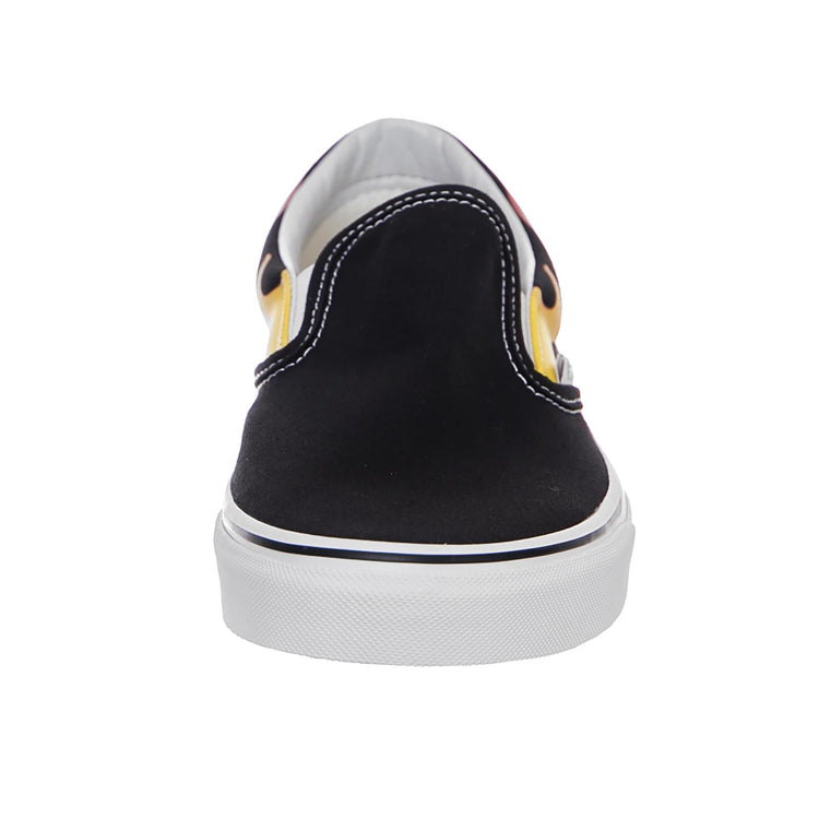 UA CLASSIC SLIP-ON (FLAME)BLACK VA38F7PHN  VANS 