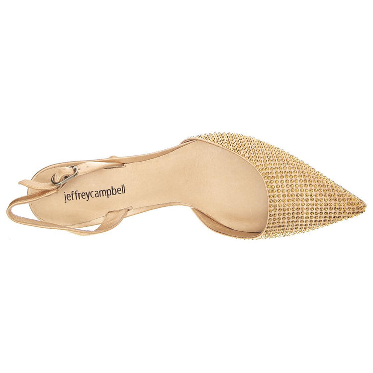 Zivote Beige Fabric - Sandali Donna Beige JCSR129PF-25-024-BEI  JEFFREY CAMPBELL 