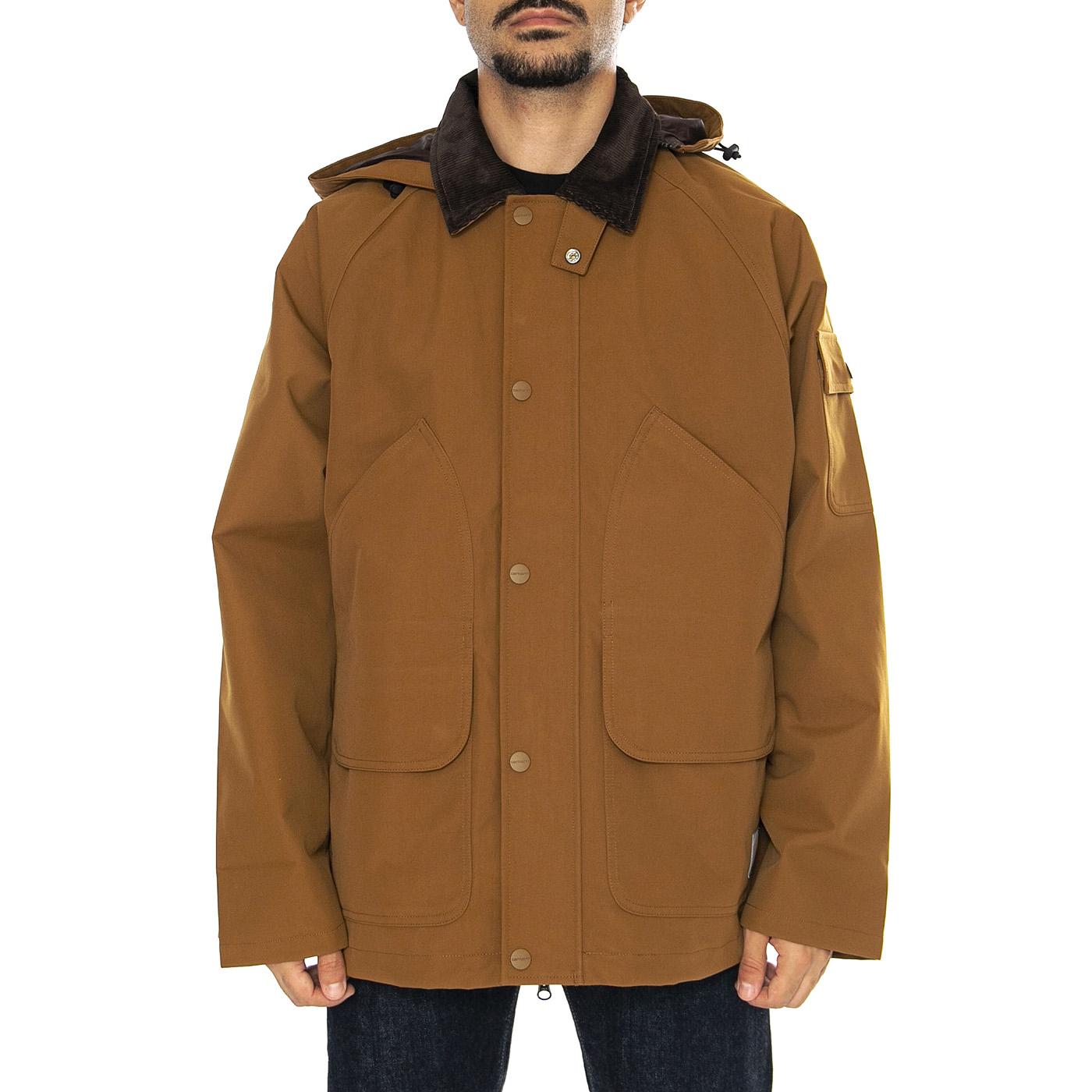 Clarton Jacket Hamilton Brown / Tobacco - Giacca Uomo Marrone I033871.00SXX  CARHARTT WIP 