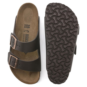 Arizona Bs Dark Brown Natural Leather Narrow Fit - Sandali Donna Marroni - Calzata Stretta 0051103  BIRKENSTOCK 