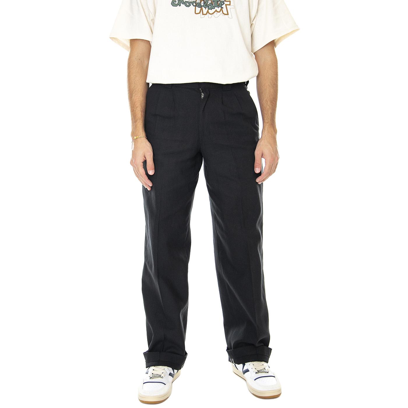 Chatom Pleated Pant Black - Pantaloni Uomo Neri DK0A4Y24BLK1  DICKIES 