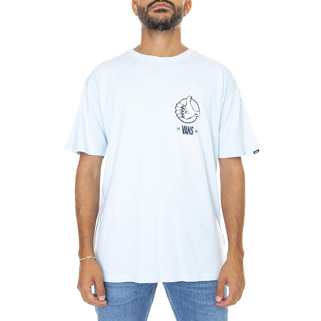 66 Thumbs Up SS Tee CBlue - Maglietta Girocollo Uomo Azzurra VN0A7S7AY7W1  VANS 