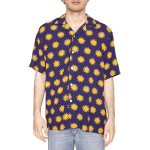 Sunday Sun Viscose Shirt - Camicia Maniche Corte Uomo Multicolore 7005-32-7005-32  OAS 