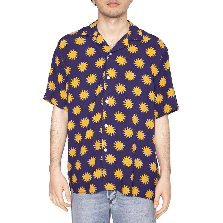 Sunday Sun Viscose Shirt - Camicia Maniche Corte Uomo Multicolore 7005-32-7005-32  OAS 