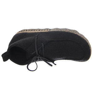 City Line Tweed Felt 925 Black - Scarpe Stringate Profilo alla Caviglia Donna Nere P018135004  ASPORTUGUESAS 