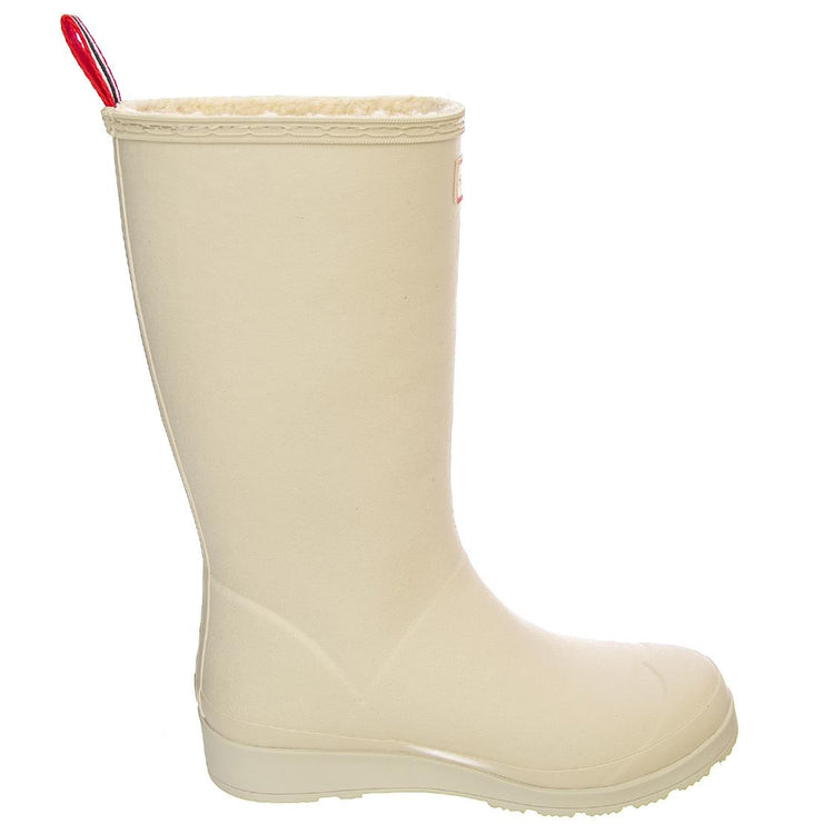 Play Tall Sherpa Boot White Willow - Stivali Profilo Medio Donna Bianchi HUSWFT2235RMA-WHW  HUNTER 