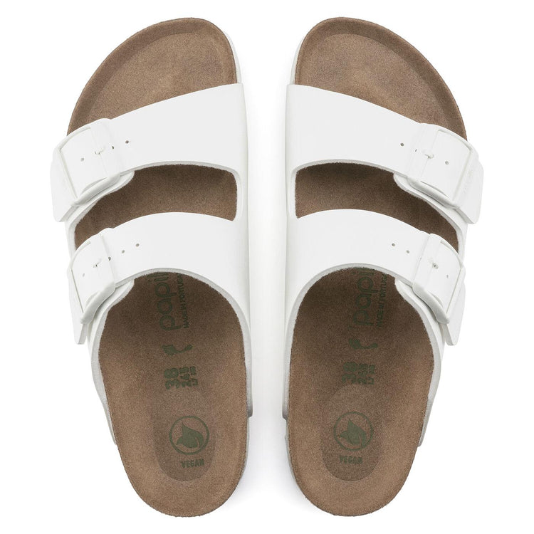 Arizona Grooved White Veg Birko Flor - Sandali Donna Bianchi 1018581  BIRKENSTOCK 