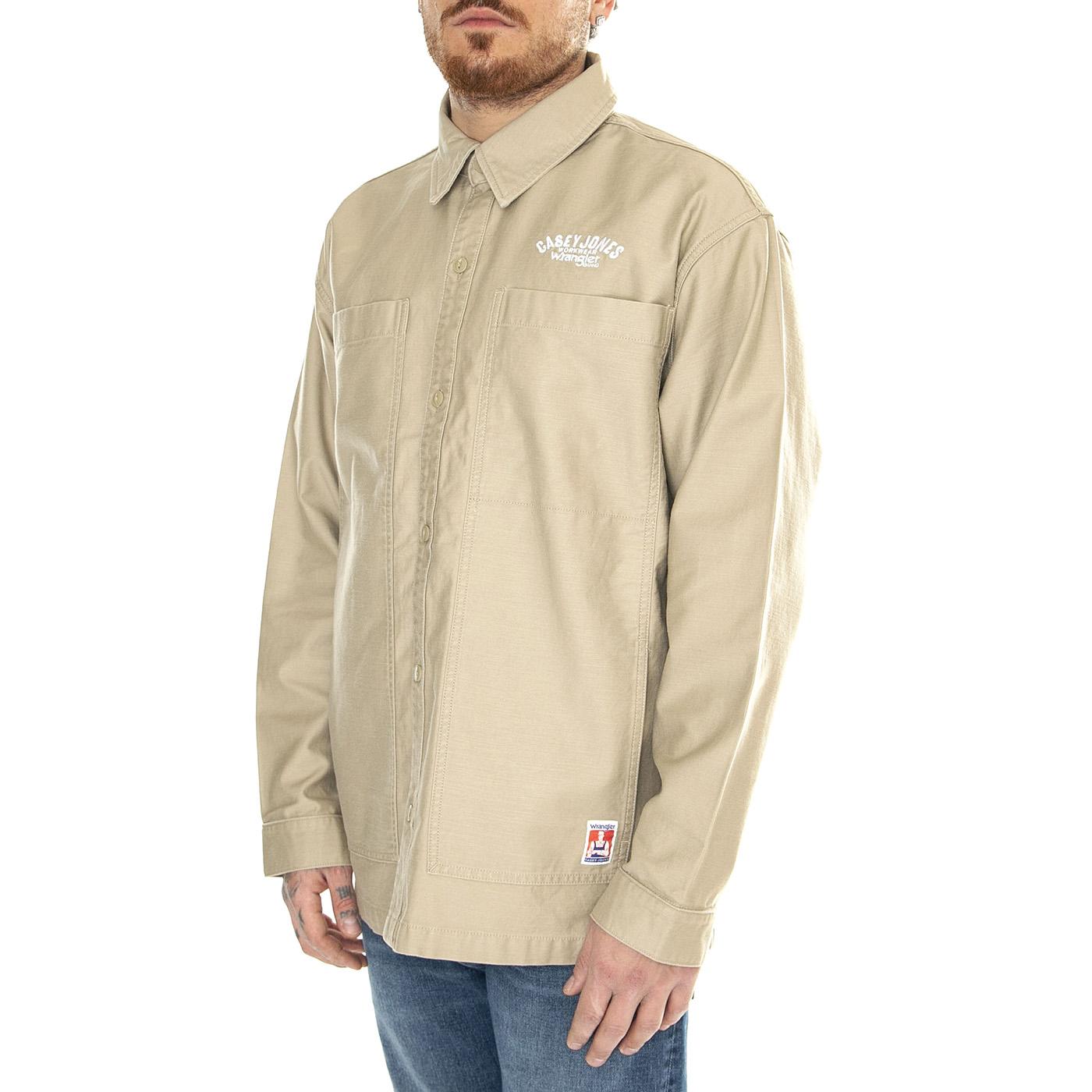 Casey Jones Shacket Saddle Jacket - Giacca Uomo Beige 112351194  WRANGLER 