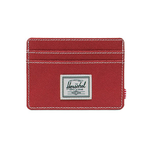 Charlie Cardholder Ochre White Stitch - Portacarte Rosso 30065 06284 HERSCHEL 