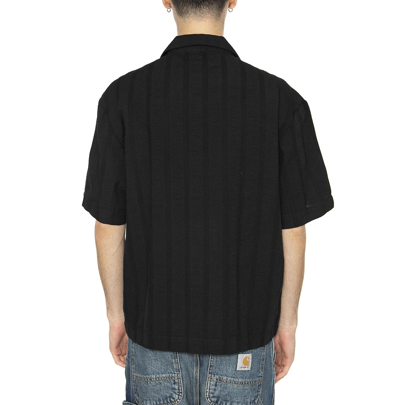 Saga Shirt SS Black - Camicia Maniche Corte Uomo Nera I035017.89.67.-89.67  EDWIN 