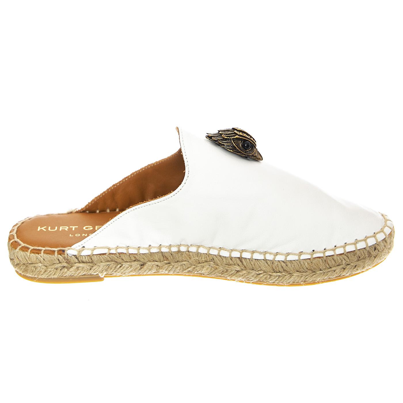 Morella Eagle Mule White Leather - Sandali Donna Bianchi KGS8879510109-10  KURT GEIGER 