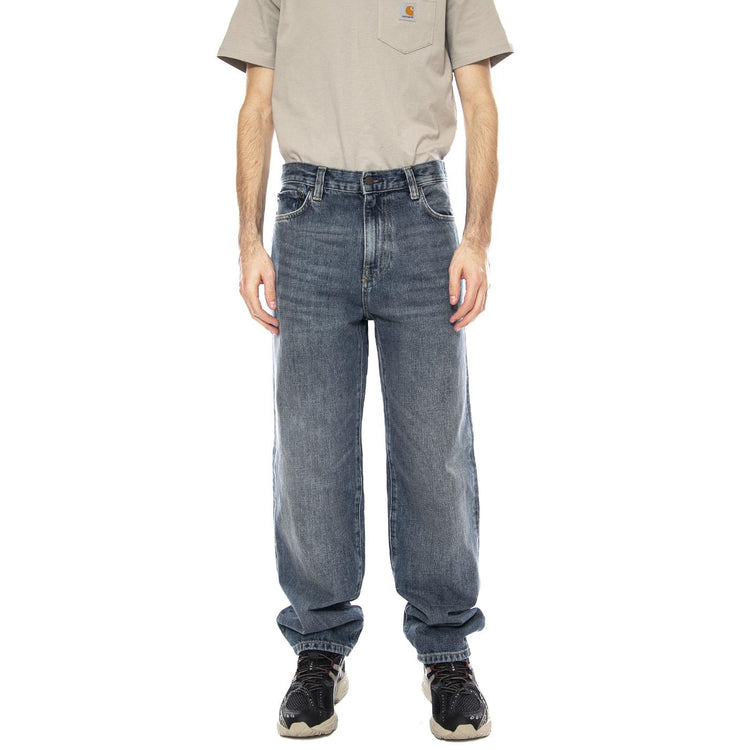 Aaron Pant Blue Denim -- Jeans Uomo Blu I035879.014L . CARHARTT WIP 