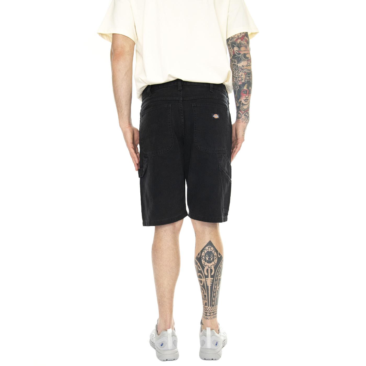 Dickies Duck Canvas Short SW Black - Bermuda Uomo Neri DK0A4XNGC401  DICKIES 