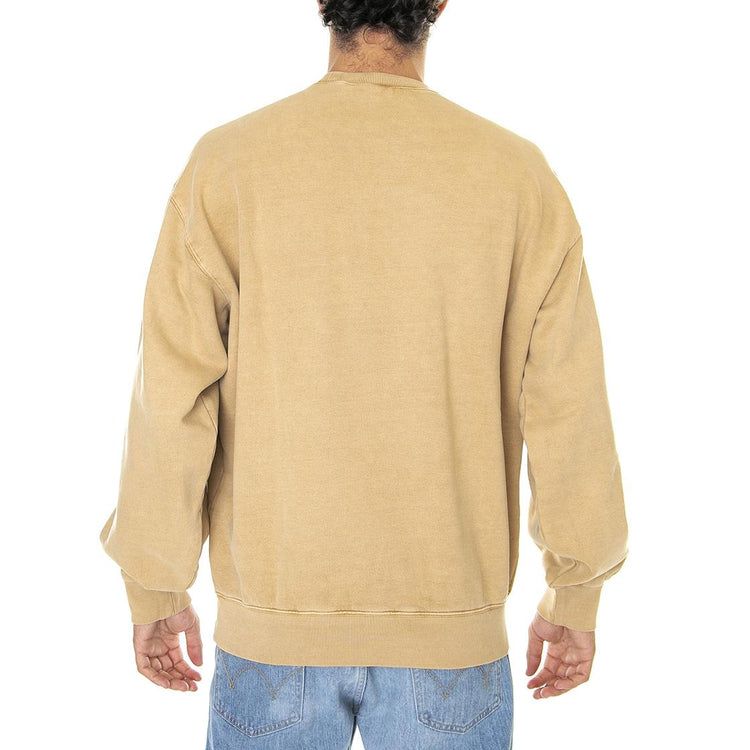 Vista Sweat Dusty H Brown garment dyed - Felpa Girocollo Uomo Marrone I029522-07EGD  CARHARTT WIP 