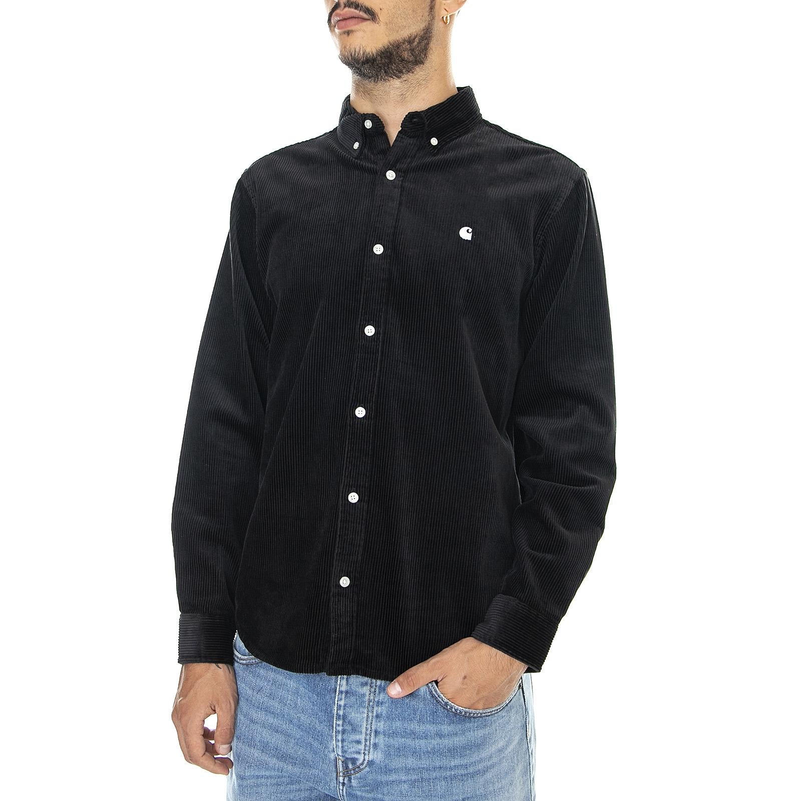 Mens Madison Cord Black / Wax Shirt I029958.K02.XX.03  CARHARTT WIP 