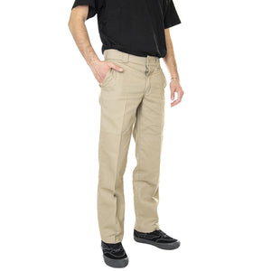 Slim Straight Double Knee Rec Khaki - Pantaloni Chino Uomo Beige DK0A4XZEKHK1  DICKIES 