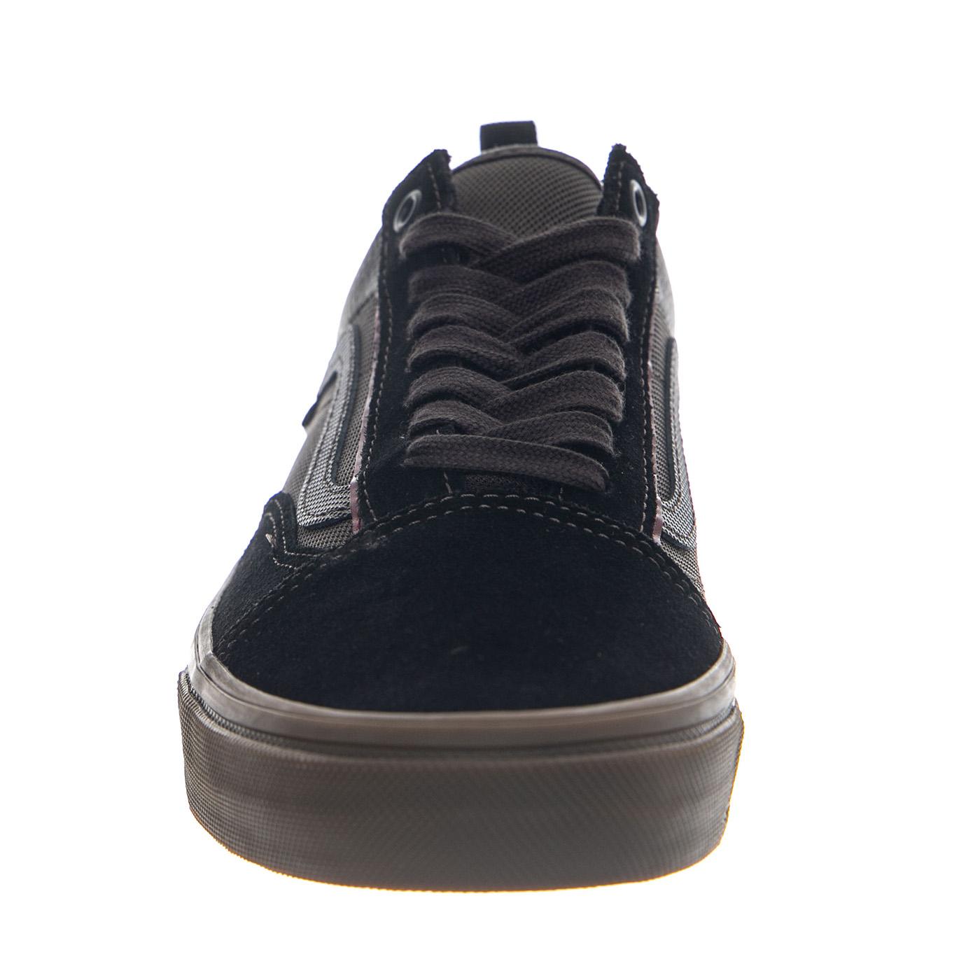 Skate Old Skool Wafflecup Black / Dark Gum - Scarpe Stringate Uomo Nere VN000EB7 39L1 VANS 