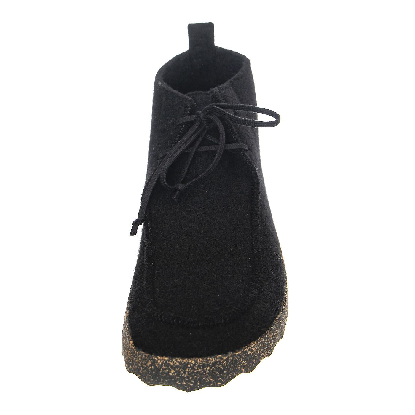 City Line Tweed Felt 925 Black - Scarpe Stringate Profilo alla Caviglia Uomo Nere P018148002  ASPORTUGUESAS 