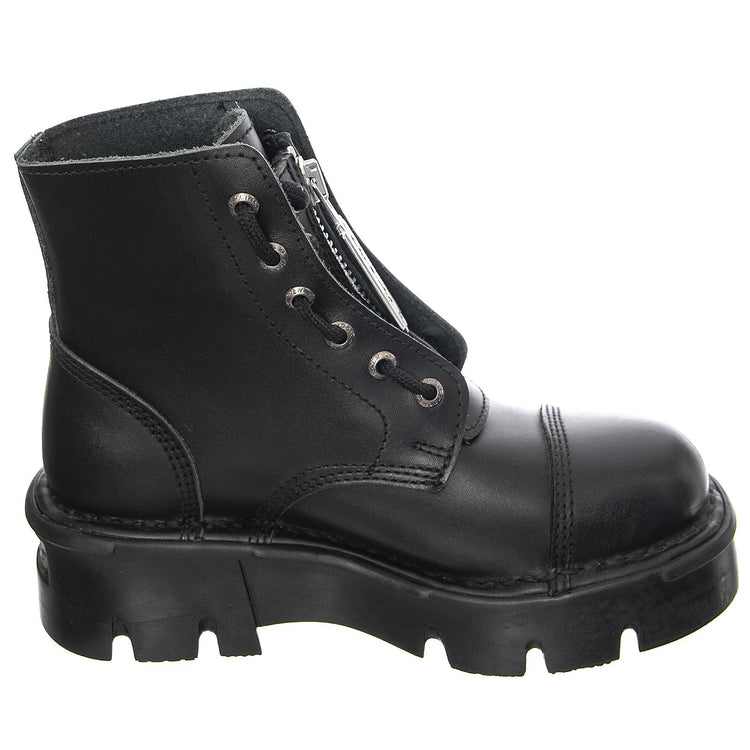 M-Mili 214 Boots - Crust Negro / Reactor Negro - Stivali Donna Neri 38 NRSM-MILI214ASA-C3  NEW ROCK 