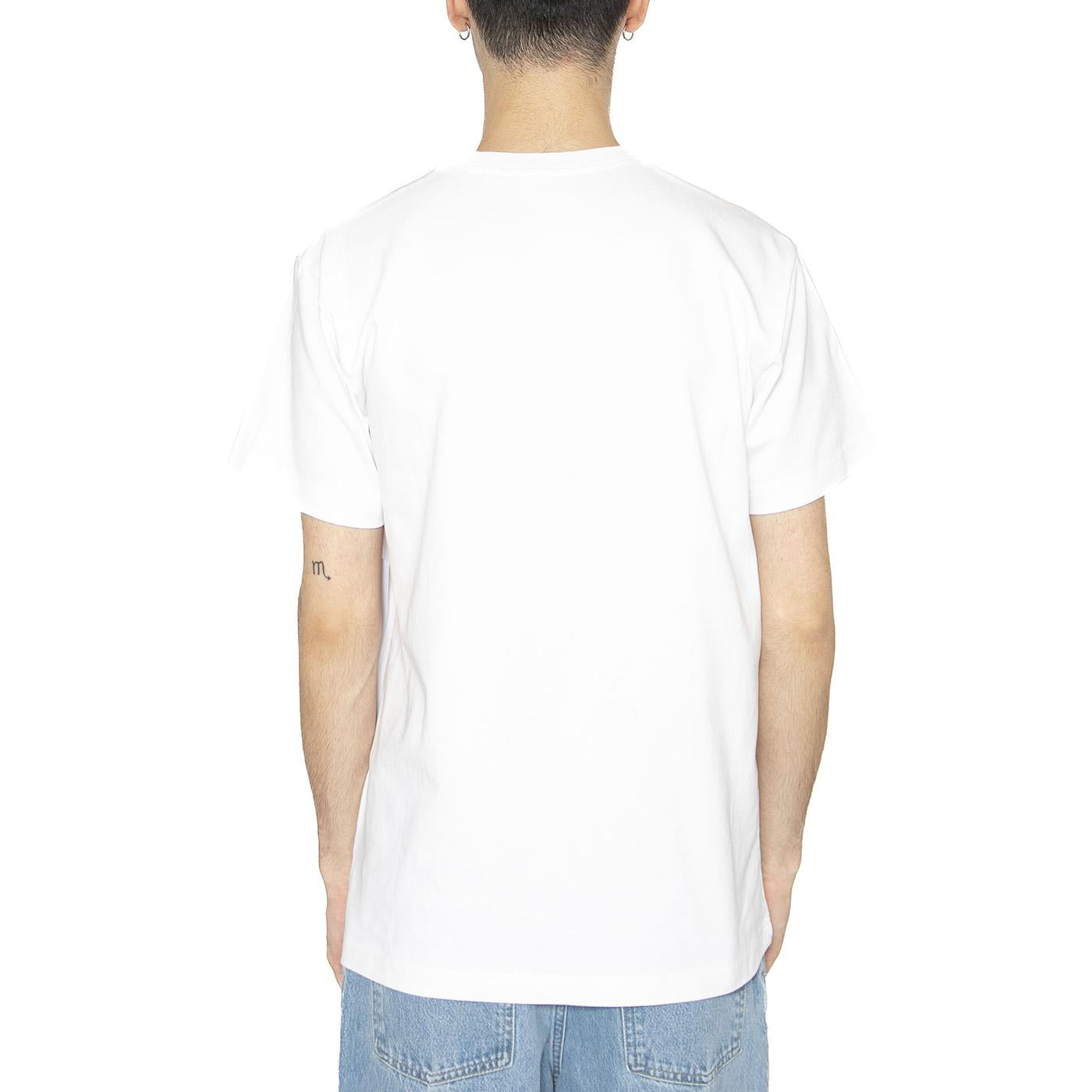 Established Works Bold Tee SS White - Maglietta Girocollo Uomo Bianca 131080365-WHT  OBEY 