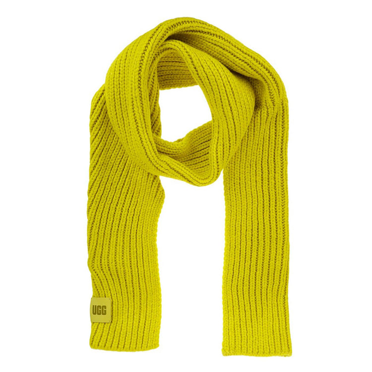 W Chunky Rib Knit Scarf Relish - Sciarpa Verde UGA20166-RLS  UGG 