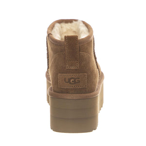 W Classic Ultra Mini Platform Chestnut - Stivaletti Donna Marroni 1135092-CHE  UGG 
