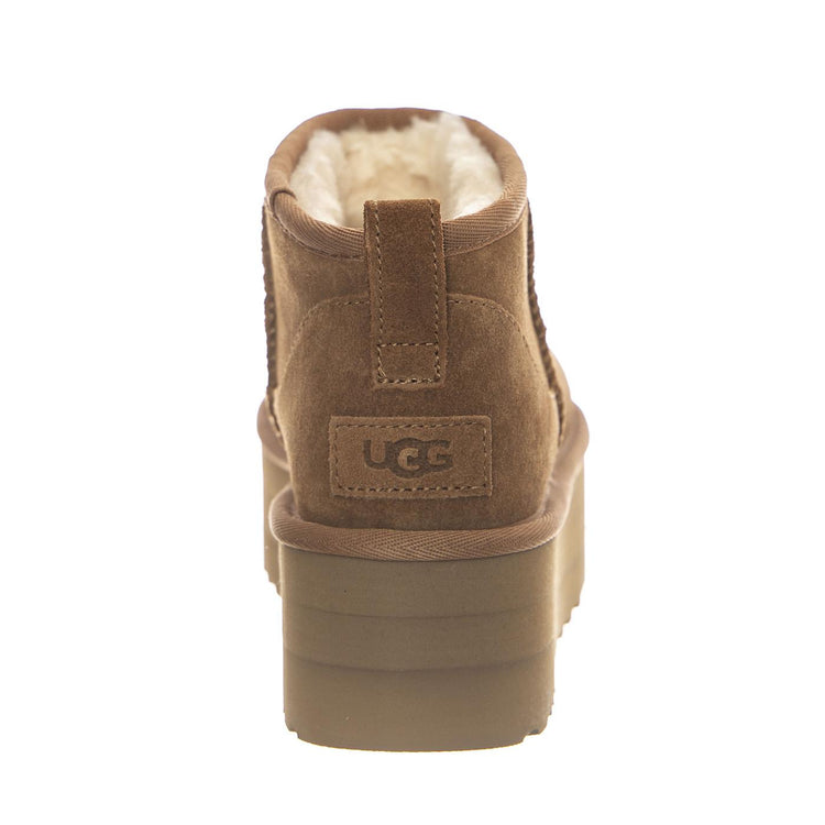 W Classic Ultra Mini Platform Chestnut - Stivaletti Donna Marroni 1135092-CHE  UGG 