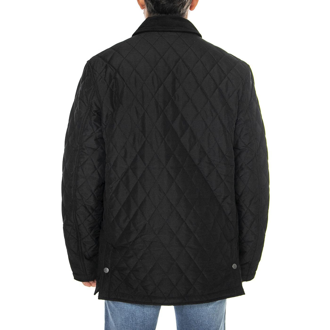 Quilted Jacket Jet Black - Giacca Uomo Nera JK1990V-Z865  LYLE & SCOTT 