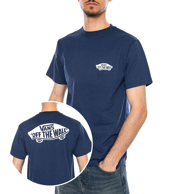 DOUBLE STANDARD SS TEE DEEP INDIGO - Maglietta Girocollo Uomo Blu VN000SYD FOB1 VANS 