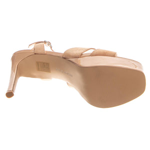 LAVISHER BLUSH SUED - Sandali Donna Beige SMSLAVISHER-BLU . STEVE MADDEN 